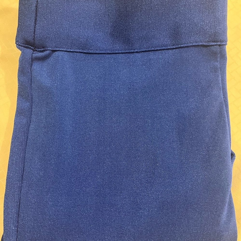 WOW Couture Royal Blue Stretch Yoga Pants | Flare Leg | Size Large - Picture 5 of 5